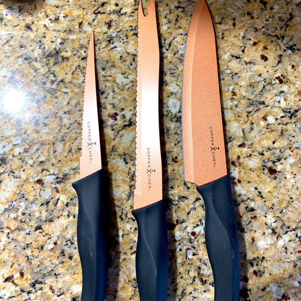 Copper chef knives